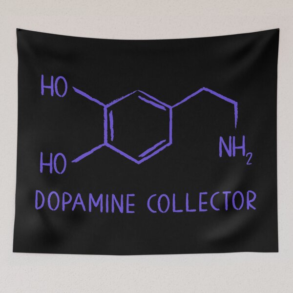 Item preview, Dopamine Collector neurotransmitter dopamine molecular structure designed and sold by Szkicerka.