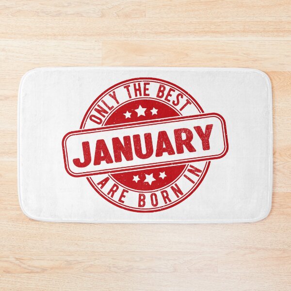 Item preview, only the best are born in january designed and sold by HB Shirts.