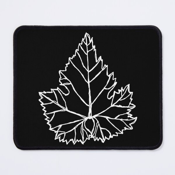 Item preview, Inverted Grape Leaf Botanical Sketch designed and sold by Chrothon.