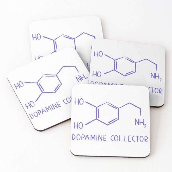 Item preview, Dopamine Collector neurotransmitter dopamine molecular structure designed and sold by Szkicerka.