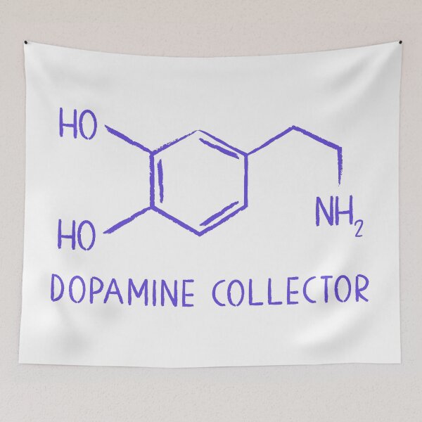Item preview, Dopamine Collector neurotransmitter dopamine molecular structure designed and sold by Szkicerka.