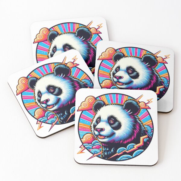 Item preview, Funny animal emblem Panda designed and sold by Expressions-Sel.
