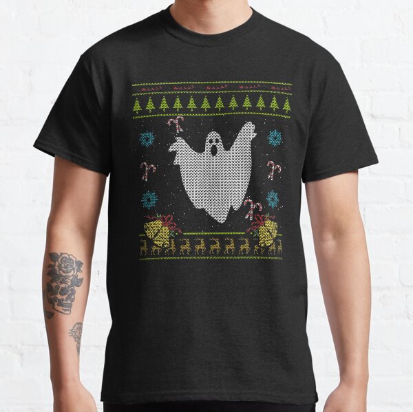 ghost hail santa sweater