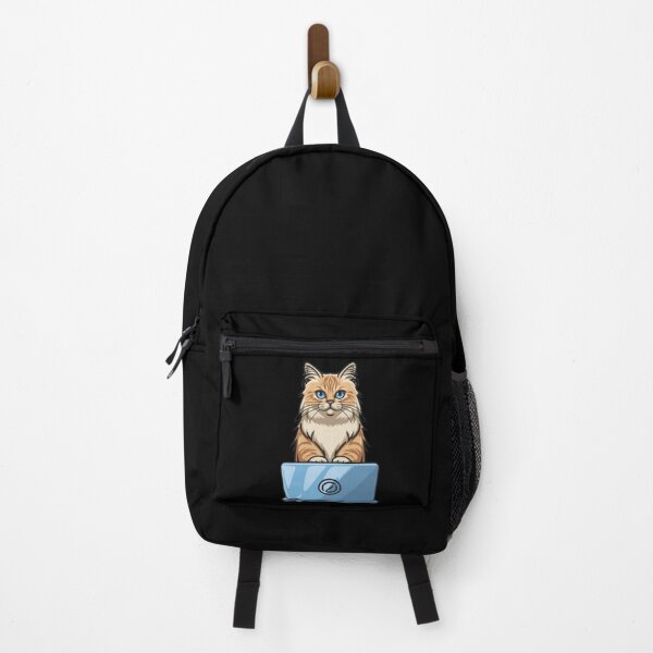 Item preview, Birman with laptop designed and sold by Blemenowo.