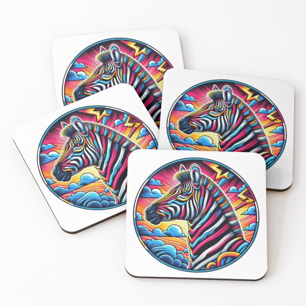 Item preview, zebra Funny animal emblem  designed and sold by Expressions-Sel.