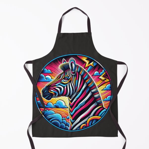 Item preview, zebra Funny animal emblem designed and sold by Expressions-Sel.