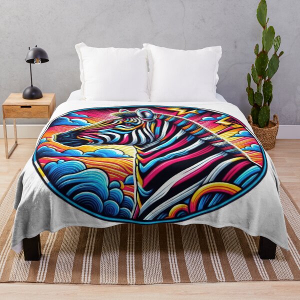 Item preview, zebra Funny animal emblem  designed and sold by Expressions-Sel.