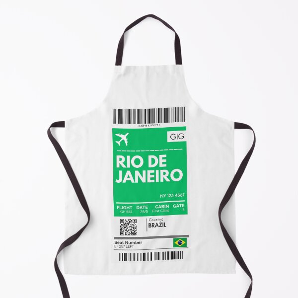 Item preview, Rio De Janeiro Airplane Boarding Pass designed and sold by RoamInk.