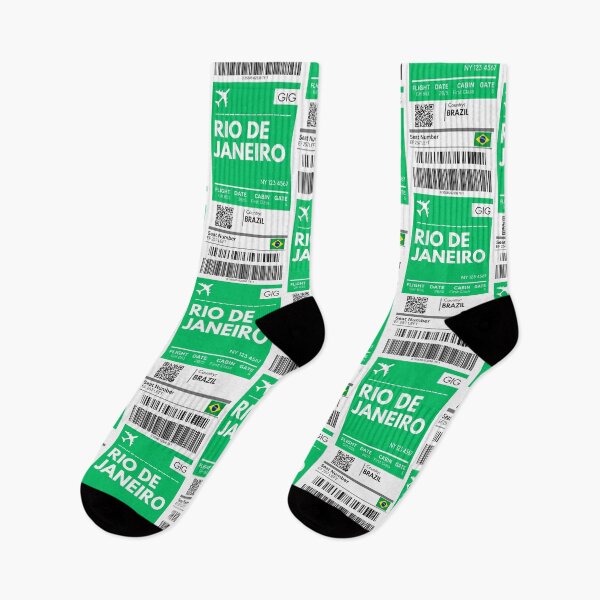 Item preview, Rio De Janeiro Airplane Boarding Pass designed and sold by RoamInk.
