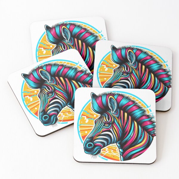 Item preview, Funny animal emblem zebra designed and sold by Expressions-Sel.