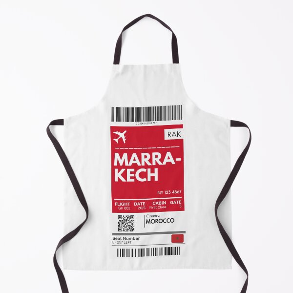 Item preview, Marrakech Airplane Boarding Pass designed and sold by RoamInk.