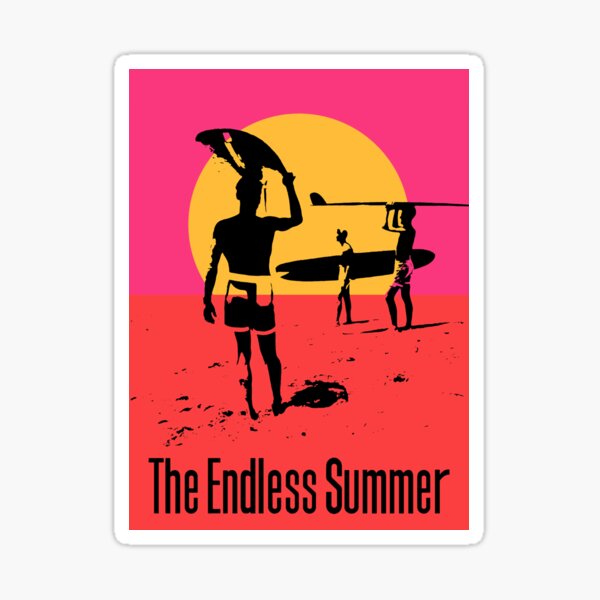 Vista previa del artículo con la obra «Póster de la película de surf clásica Endless Summer», diseñado y vendido por AninosSArtist.