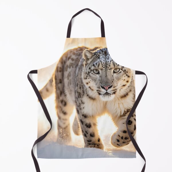 Item preview, Dawn Stalker: Snow Leopard Prowling at Sunrise designed and sold by RK - Shop.