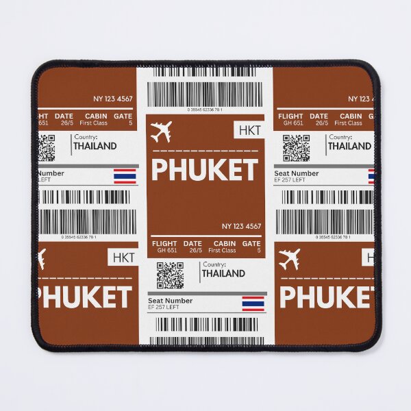 Item preview, Phuket Airplane Boarding Pass designed and sold by RoamInk.