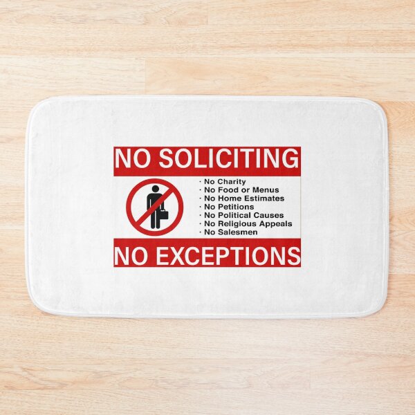 Item preview, No Soliciting designed and sold by marisaj4488.