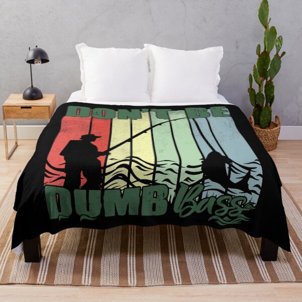 Item preview, Don't Be A Dumb Bass Funny quote Fishing Dad Jokes designed and sold by Ouzgane.