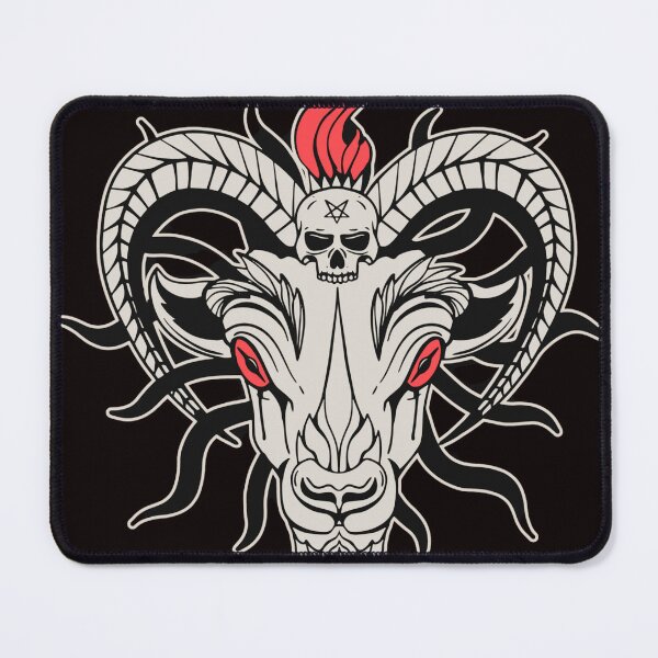 Item preview, Baphomet red eyes skull designed and sold by TheRightHonMP.