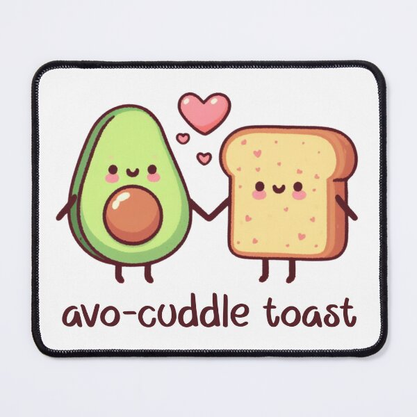 Item preview, avo-cuddle toast designed and sold by MadebyTommy.