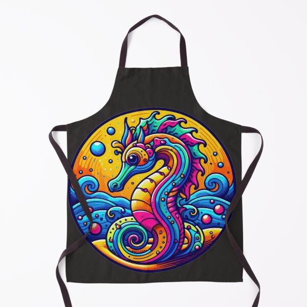 Item preview, Funny animal sea horse emblem designed and sold by Expressions-Sel.
