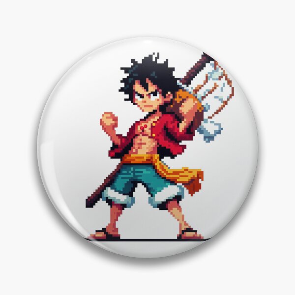 Item preview, Summon Your Inner Pirate King: Dive into Luffy's World with Exclusive Pixel Art! designed and sold by Djicooo.