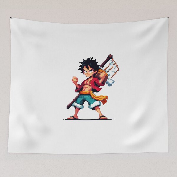 Item preview, Summon Your Inner Pirate King: Dive into Luffy's World with Exclusive Pixel Art! designed and sold by Djicooo.