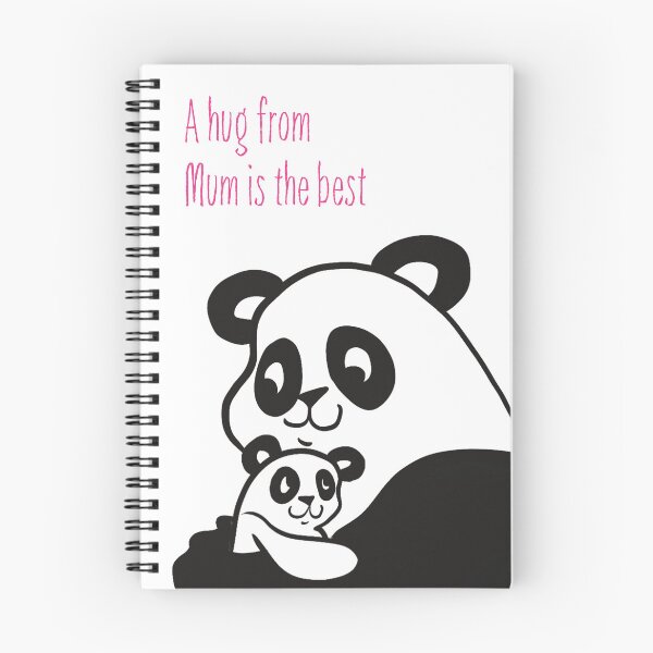 Artikelvorschau, Muttertags-Panda-Illustration entworfen und verkauft von Ruth's Unique Designs .
