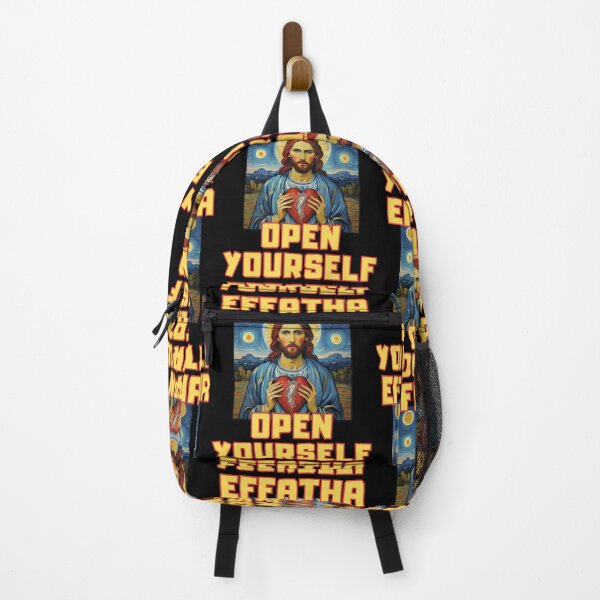 Item preview, Jesus say effatha that is open yourself in cute van gogh style christian gifts designed and sold by thankful-loco.