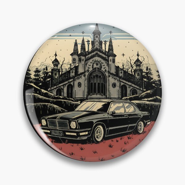 Item preview, dark and moody car composition inspired by the gothic aesthetic of artists designed and sold by ArtshirtGroup.