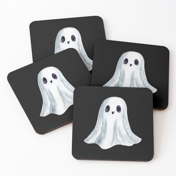 Item preview, cute halloween ghost BOO designed and sold by NeikoDraws.