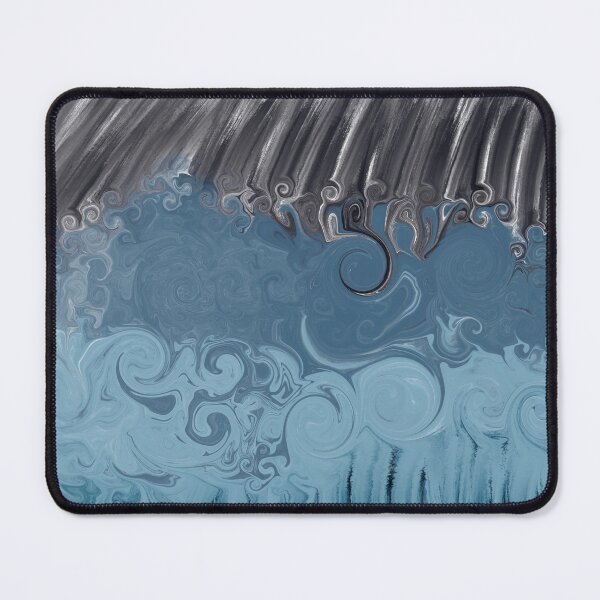 Item preview, Eternal tide Blue Swash Waves Japanese modern aesthetic  designed and sold by SpectrumGallery.