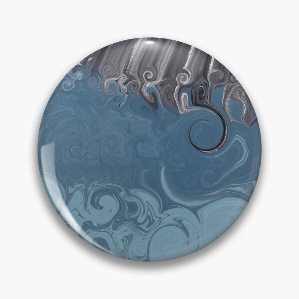 Item preview, Eternal tide Blue Swash Waves Japanese modern aesthetic  designed and sold by SpectrumGallery.