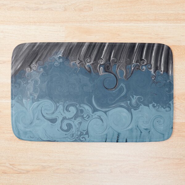 Item preview, Eternal tide Blue Swash Waves Japanese modern aesthetic  designed and sold by SpectrumGallery.
