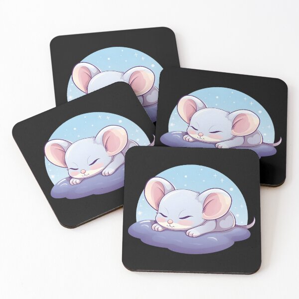 Item preview, Cute Kawaii Sleeping Mouse designed and sold by Leonardo Palumbo.
