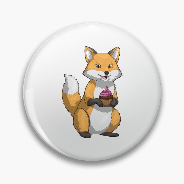 Item preview, Fox Birthday Cupcake designed and sold by Snabdesign84.