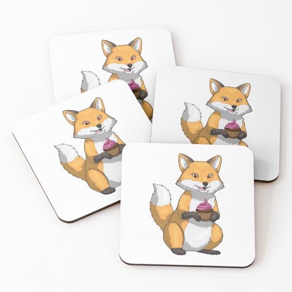 Item preview, Fox Birthday Cupcake designed and sold by Snabdesign84.