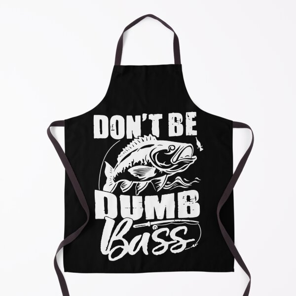 Item preview, Don't Be A Dumb Bass Funny quote Fishing Dad Jokes designed and sold by Ouzgane.