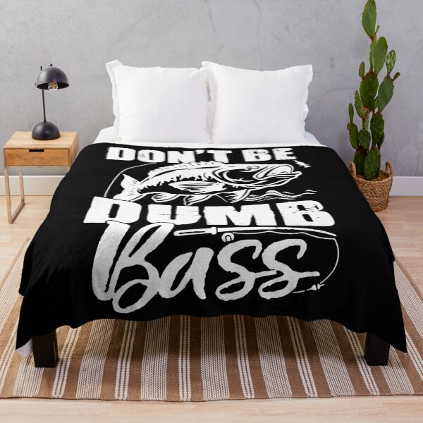 Item preview, Don't Be A Dumb Bass Funny quote Fishing Dad Jokes designed and sold by Ouzgane.