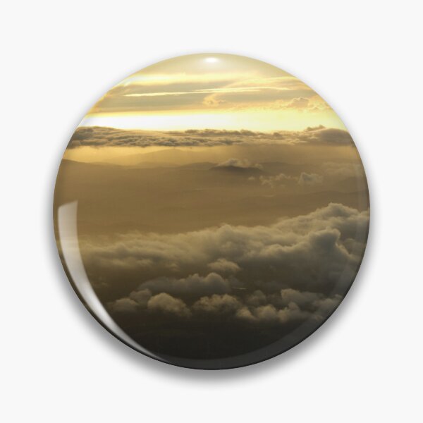Item preview, Sunset view of Welsh mountains from aircraft. designed and sold by sandyprints.