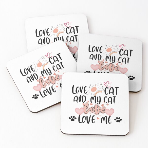 Item preview, Love Cat My Cat Love Me Heart funny  designed and sold by Vignola7.
