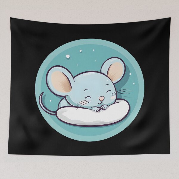 Item preview, Cute Sleeping Mouse designed and sold by Leonardo Palumbo.