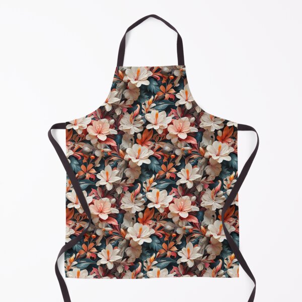 Item preview, Tropical print with exotic white flowers designed and sold by TrishaMcmillan.