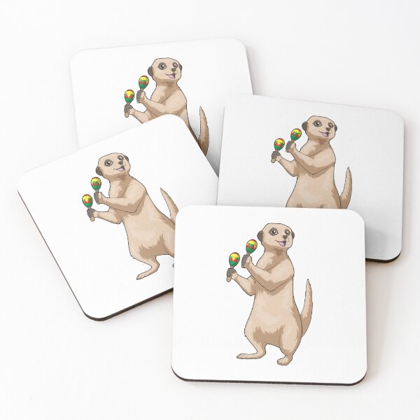 Item preview, Meerkat Musician Maracas Music designed and sold by Snabdesign84.