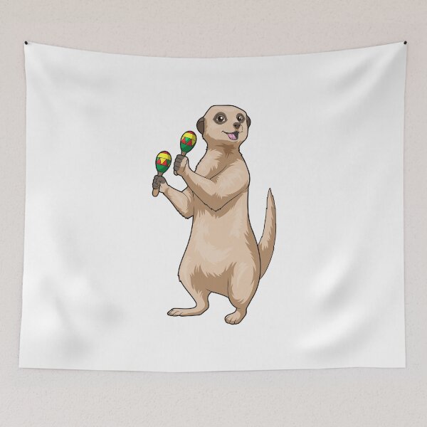 Item preview, Meerkat Musician Maracas Music designed and sold by Snabdesign84.