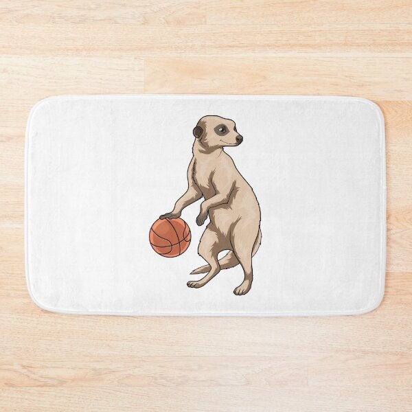 Item preview, Meerkat Basketball player Basketball designed and sold by Snabdesign84.