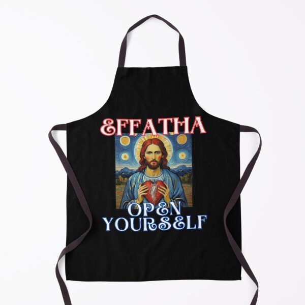 Item preview, Jesus say effatha that is open yourself in romantic van gogh style christian gifts designed and sold by thankful-loco.