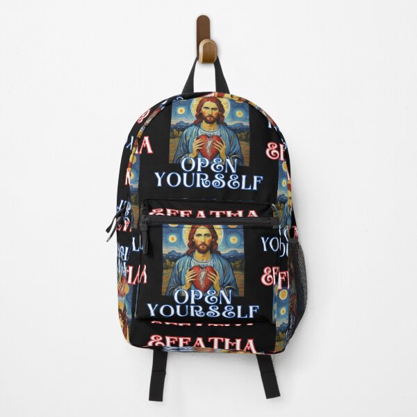 Item preview, Jesus say effatha that is open yourself in romantic van gogh style christian gifts designed and sold by thankful-loco.