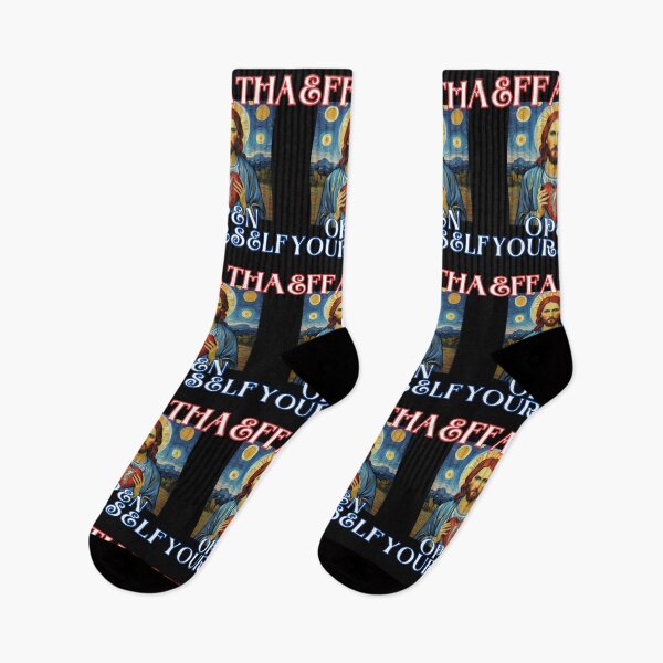 Item preview, Jesus say effatha that is open yourself in romantic van gogh style christian gifts designed and sold by thankful-loco.