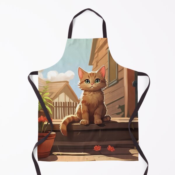 Item preview, Cat Sitting on Porch designed and sold by CatsAndDogs-TF.