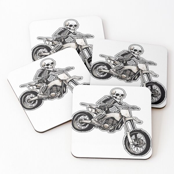 Item preview,  SKELETON on a DIRT BIKE designed and sold by Catfighter.