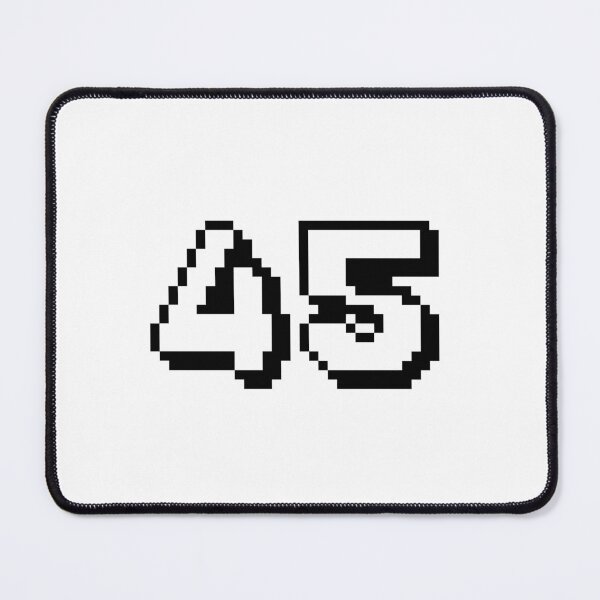 Item preview, 45, forty-five, white, retro video game, 1 up! designed and sold by Numbers-Art.